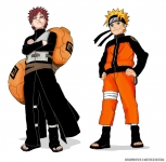 Gaara e Naruto